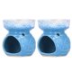 thumbnail image 1 of 2pcs Essential Oil Burner Ceramic Incense Burner Decorative Aromatherapy Stove FurnaceBlue, 1 of 5