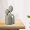 thumbnail image 3 of Escultura de resina de pareja abrazándose, estatua de amor, estatuilla de oración romántica, estantería, decoración de escritorio para oficina en F1 Macarena Estatua de pareja, 3 of 8
