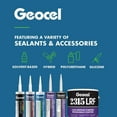 thumbnail image 2 of Geocel GC68125 8150 Neutral Cure Silicone Sealant - 10.3 oz., Clear, 2 of 7