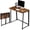 Rust, variant on CONCETTA Small Folding Desk 31.5", Space Saving Workstation, Portable Computer Table for Small Home Office & RV, Easy Set Up, Black