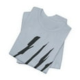 thumbnail image 5 of Effete Feline Claw Marks Scratch Unisex Jersey Short Sleeve Tee, 5 of 29