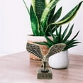 thumbnail image 2 of 5 Count Brass Ornaments Desktop Tabletop Animal Decor Miniature Eagle Office Statue Retro, 2 of 6