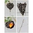 thumbnail image 3 of Long Hat Pin Black Retro Hollow Out Design Stick Pin Vintage Style Galvanized Alloy, 3 of 5