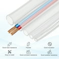 thumbnail image 3 of Uxcell 1 m Silicone Cable Sleeve Tubing, 18mm Clear Silicone Tube Cord Organizer Wire Shielding Sheathing Wrap, 3 of 6