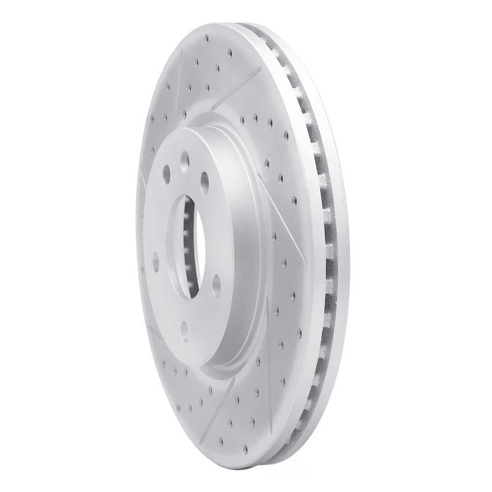 Dynamic Friction Company 830-45045L DFC Geoperformance Rotor - Drilled and Slotted