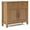 Golden Brown, variant on Connaught 40 inch Wide Solid Wood Traditional Entryway Storage Cabinet in Fog Grey