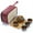 C, variant on With One Pot And Four Cups Tea Pot And Cup Set Tea Cup Set Chinese Tea Set Ceramic Kiln Kung Fu Tea Set Household Carrying Bag