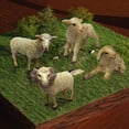 thumbnail image 4 of Schafe Tierfiguren, Simulation Pädagogisch Für Weihnachtsfeier Dekoration Home Desktop Decor Kindergeschenk 4 ovejas Yotijar Figuras de simulación, 4 of 9