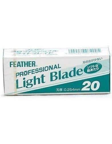 Feather Professional "Light" Blades, 20-Pak