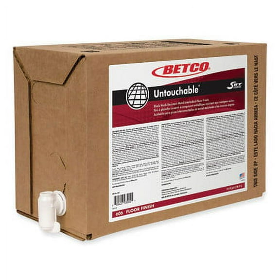Betco Untouchable Floor Finish w/ Srt, 5 Gal Bag-In-Box