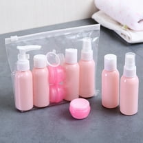 WHAMVOX  6 Pcs Cosmetic Mini Bottle Set Colorful Travel Safe