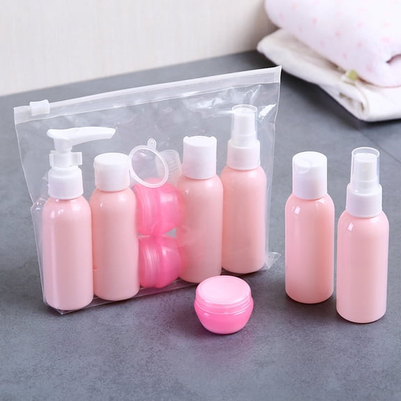 WHAMVOX  6 Pcs Cosmetic Mini Bottle Set Colorful Travel Safe