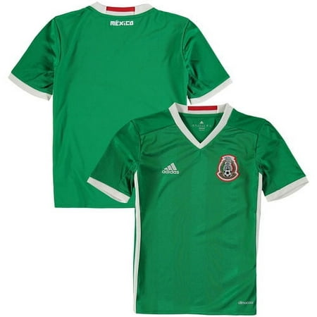 Youth adidas Green Mexico Home climacool Jersey M