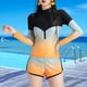 thumbnail image 1 of Traje de baño de manga larga para mujer, traje de baño femenino para fiesta en la playa y viajes SG, 1 of 8