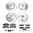 thumbnail image 3 of PowerStop Front and Rear Z23 Evolution Sport Carbon-Fiber Ceramic Brake Pad and Drilled & Slotted Rotor Kit Fits: FORD LINCOLN Select Models K8026, 3 of 10