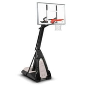 Spalding the Beast 60 In. Glass Portable Basketball Hoop System