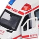 thumbnail image 4 of Pull Back Mini Car Five Doors Interesting Alloy 14x6x7.5cm Emergency Transport Car Toy with Lighting Music Medium Size Ambulance, 4 of 4