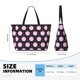 thumbnail image 4 of Easygdp Pink Groovy Disco Ball Bolsa de Viaje de Playa de Gran Capacidad, Bolsa Tote Perfecta para la Playa, Escapadas de Fin de Semana y Viajes, 4 of 7