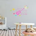 thumbnail image 3 of Music Is Me I have to sing i have to play Music Lovers Quote Decal Wall Art Sticker Designs Vinyl Stickers For Home House Walls Rooms Windows Bedroom Decoration Size (26x26 inch), 3 of 3