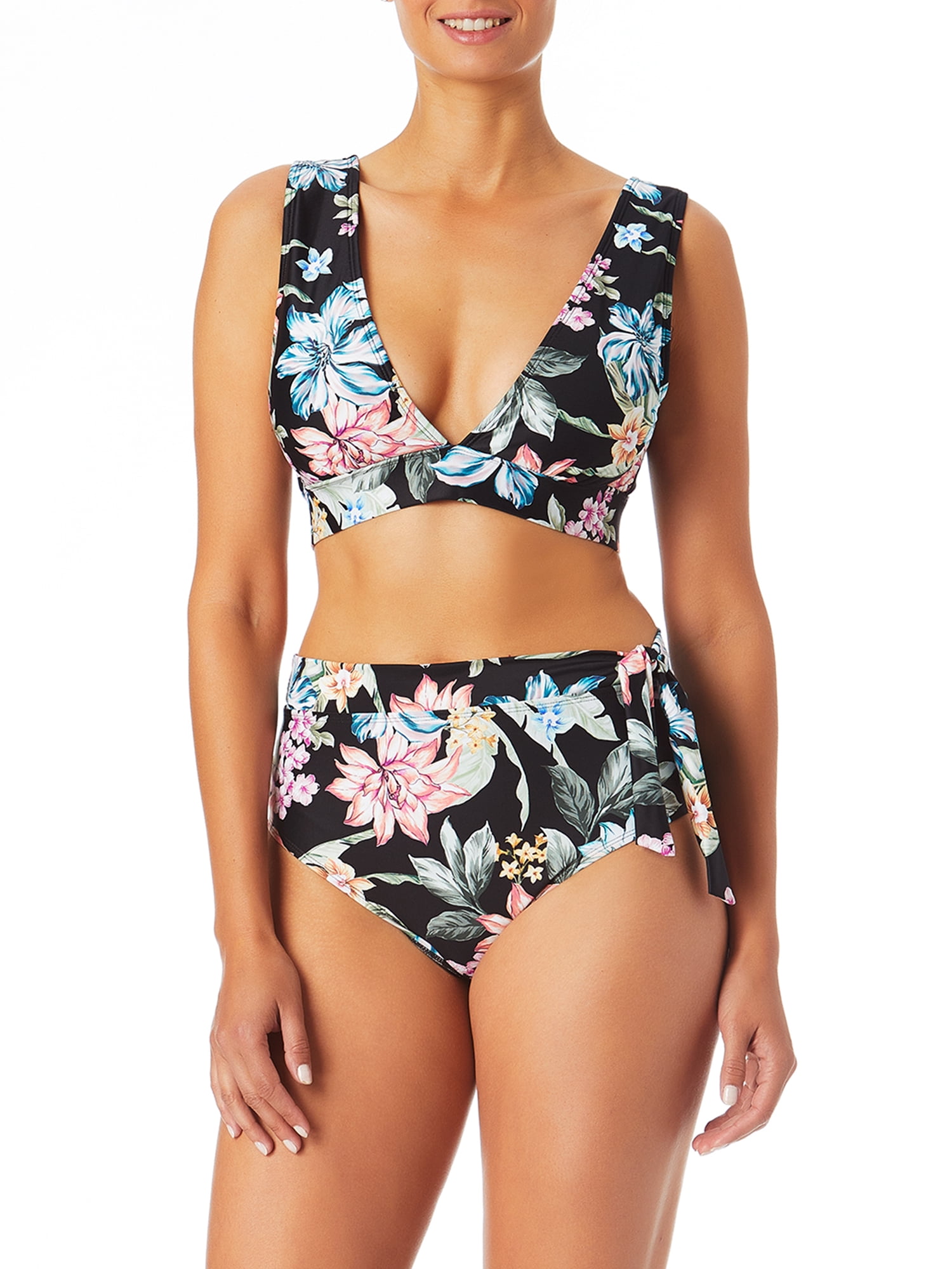 Sandflower Women's Side Tie High Waist Bottom Swimsuit