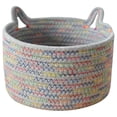thumbnail image 1 of Cesta de almacenamiento de la oreja del gatito Caja de algodón Cesta de almacenamiento Mano tejida Cesta de acabado, 1 of 5