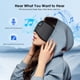 thumbnail image 5 of Auriculares para dormir MUSICOZY Bluetooth 5.4, máscara para dormir, color gris, 5 of 7