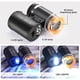 thumbnail image 5 of 60X Mini Pocket Microscope Jewelers Eye Loupe with LED UV Light Portable Magnifying Glass for Jewelry Diamond Gem-B, 5 of 5