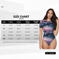 thumbnail image 2 of Rateoe lighthouse Waves Torrential Rain Printed Women Rash Guard Short Sleeve,Tummy control Swimsuit Surfing Swimsuit Bathing Suit Short-sleeved Onesie UPF 50+, 2 of 6