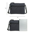 thumbnail image 5 of Muka Small Crossbody Bag, Mini Messenger Bag for Men, Waterproof Neck Pouch-Black, 5 of 7
