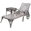 2-Pc Chaise Lounge Set in Antique Bronze
