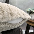 thumbnail image 2 of Home Soft Things Super Soft Decorative Pillow Covers, Set of 4, 20x20 inches, Oatmeal, 2 of 5