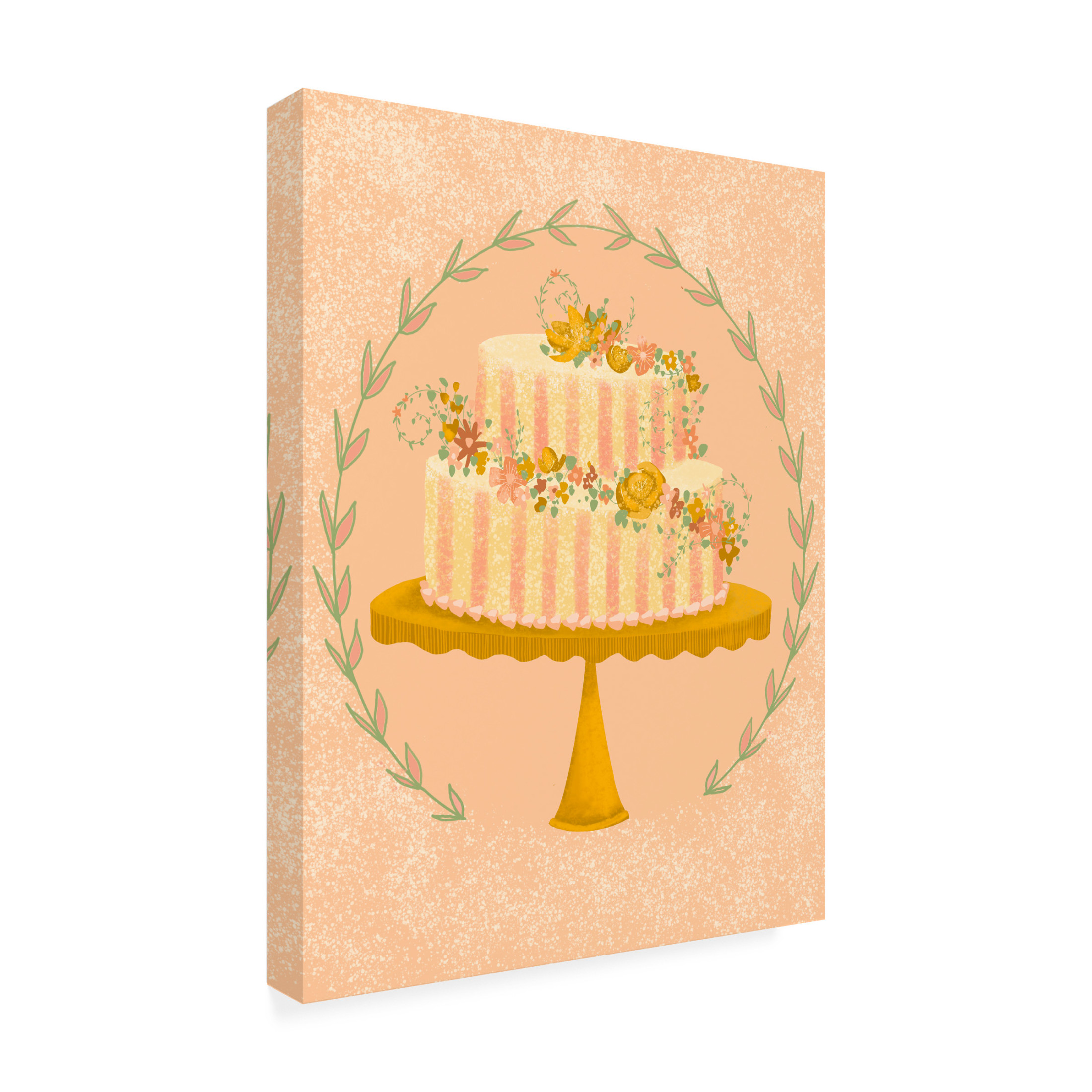 Canvas Wall Art - Christine Rotolo 'Party Time Desserts 1' Wall Art for Living Room, Bedroom, or Office Décor by Trademark Fine Art - 35 x 47 Inches