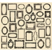 Tissue Paper 20 Inch X 30 Inch 4/Pkg-Creme Frames