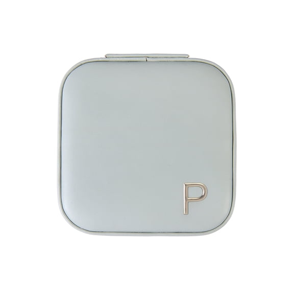 Time and Tru Square Sage Initial "P" Jewelry Organizer