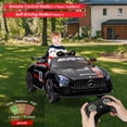 thumbnail image 4 of EastVita 12V Ride on Car for Kids with Remote Contorl Ride on Race Car, 35W*2 Motors Licensed Benz AMG Battery Powered Sports Car,Sound, LED Headlights, 4 of 8