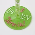 thumbnail image 3 of Lolita I Luv Luv Tennis Hand Painted Wine Glass 15oz, 3 of 3