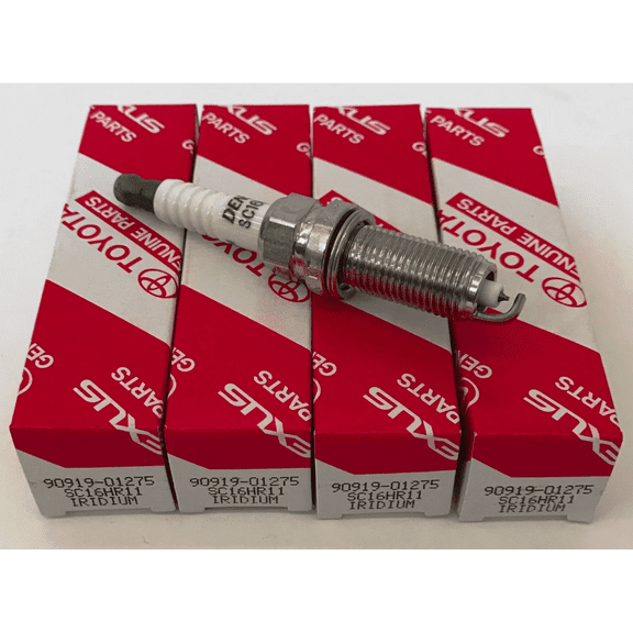 TOYOTA OEM FACTORY IRIDIUM SPARK PLUG SET 2010-2015 PRIUS 90919-01275 x4