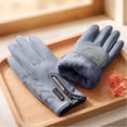thumbnail image 6 of Gustave Kids Winter Warm Gloves Fleece Lined Non-Slip Gloves Cold Weather Outdoor Snow Cycling Gloves with Zipper for Girls Boys, 6 of 9