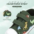 thumbnail image 2 of EUXTERPA Kids Dinosaur Canvas Shoes Boys Casual Walking Sneakers with Hook and Loop Toddler Size 10, 2 of 6