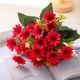 thumbnail image 1 of Flores artificiales, flores falsas, flores artificiales, juego de regalo para mujer, flores falsas, flores artificiales de seda vintage, ramo de rosas para decoración del hogar y boda., 1 of 4