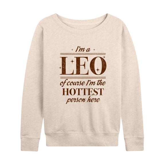 Instant Message - I'm A Leo - Women's Lightweight French Terry Long Sleeve Shirt