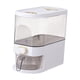 thumbnail image 4 of Recipientes herméticos para almacenar cereales con taza para organizar la cocina de soja Blanco Pequeño, 4 of 9