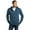 Heathered Poseidon Blue-PK1, variant on District DT1103 Perfect Weight Fleece Full-Zip Hoodie, Mens Hoodies and Sweatshirts