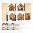 thumbnail image 4 of 3D Diamond Painting Christmas House Kit, DIY Wooden Christmas Diamond Art Craft Kit for Adults, Winter Crystal Mosaic Cottage Tabletop Decoration & Hanging Holiday Ornament for Christmas Tree (01), 4 of 6
