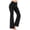 Black high waisted straight leg pants a1, variant on Women's High Waisted Straight Leg Pants with Pockets Casual Regular Fit Long Pants Workout Streetwear Solid Trousers, Wine S