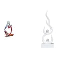 thumbnail image 1 of Estatua de resina, escultura abstracta de fuego, figura decorativa, material de poliresina, arte moderno, pieza de colección, ideal para el hogar o la, 1 of 8