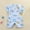 Blue A6, variant on YHAJDS Toddler Baby Short Sleeve Romper Solid Color Print Cotton Bodysuit Jumpsuit Summer Newborn Infants Outfit