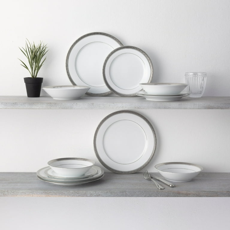 最終値下げ‼️2428 Noritake Crestwood 12枚セット Amazon.com | Noritake Crestwood Platinum 12-Piece Dinneware