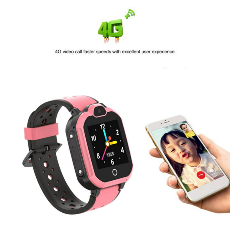 4G Smart Watch for Kids, SmartWatch for Girls Boys 4-15 Years with Dual  Camera, Smart Watch for Kids with Phone Video Call and SMS GPS SOS Wifi