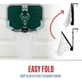 thumbnail image 6 of Franklin Sports NBA Milwaukee Bucks Mini Over the Door Basketball Hoop - Kids Indoor Mini Basketball Hoop with Basketball - NBA Fan Shop Mini Hoop for Bedroom + Office - Over the Door Mini Hoop Set, 6 of 12